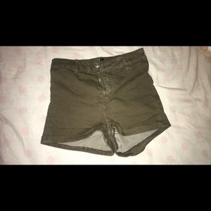 High rise H&M shorts